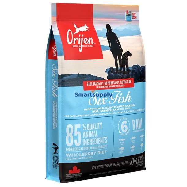 ORIJEN Six Fish - trfoder til hunde - 6kg