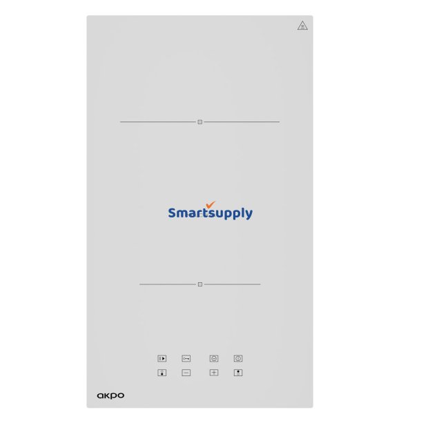 AKPO PIA 6802 WHITE induktionskogeplade - 2 felter