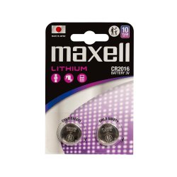 Maxell Lithium Batteri Cr2016 2 Stk