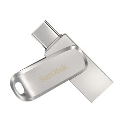 Sandisk Ultra Dual Drive Luxe Usb-Flashdrive 128Gb 3.2 Gen 1 (3.1 Gen 1) Rustfrit Stl