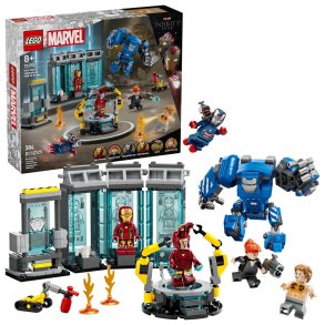 LEGO MARVEL 76315 Iron Mans laboratorium: Rustningens hal
