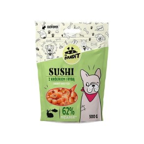 MR. BANDIT SUSHI med kanin og fisk - hunde delikatesse - 500 g