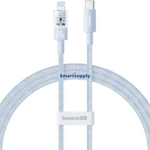 Baseus Gem Usb-C Til IP Hurtigopladningskabel 1 M 20 W Bl