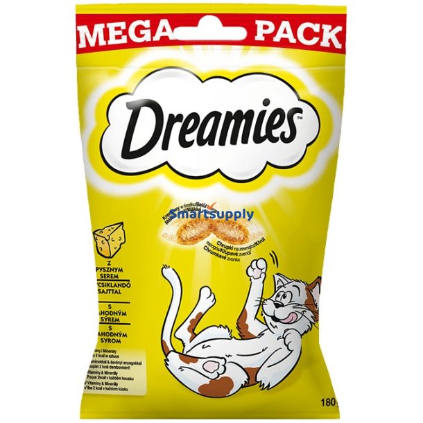 Dreamies Med Ost - Kattegodbidder - 180 G