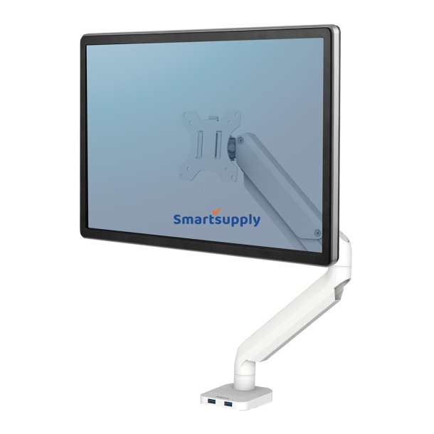 Fellowes Ergonomics Arm Til 1 Skrm Platinum Series, Hvid