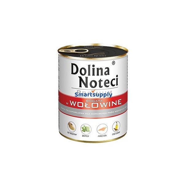 DOLINA NOTECI Premium rig p oksekd - vdt hundefoder - 800g