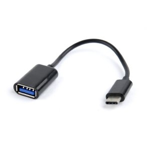 Gembird AB-OTG-CMAF2-01 USB-kabel 0,2 m USB C USB A Sort