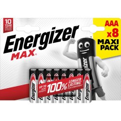 BATTERIER ENERGIZER MAX AAA LR03 /8 ECO