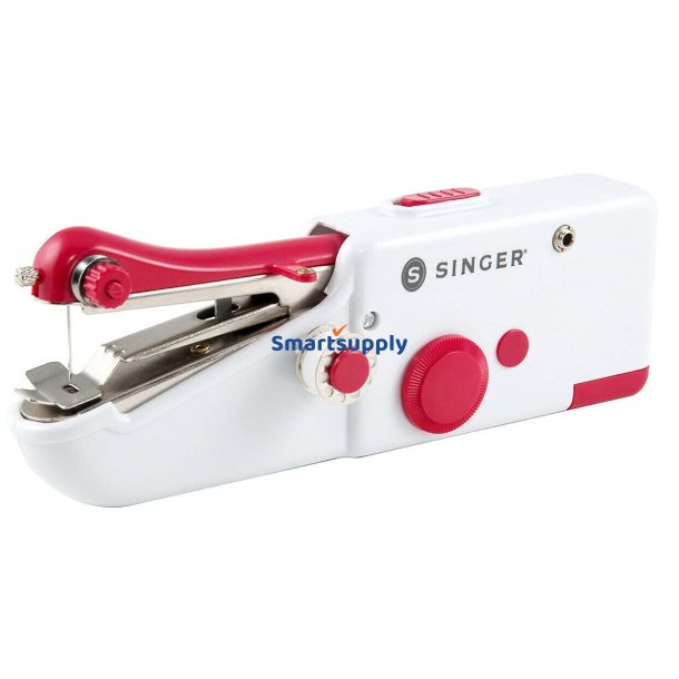 Singer Stitch Sew Quick Mini Mekanisk Symaskine Aa Batteri Hvid