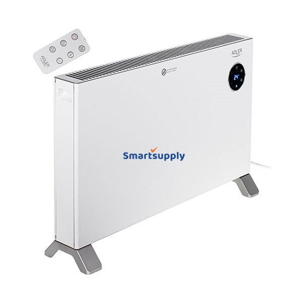 Konvektionsvarmer Adler Ad 7752 LCD Med Fjernbetjening Hvid