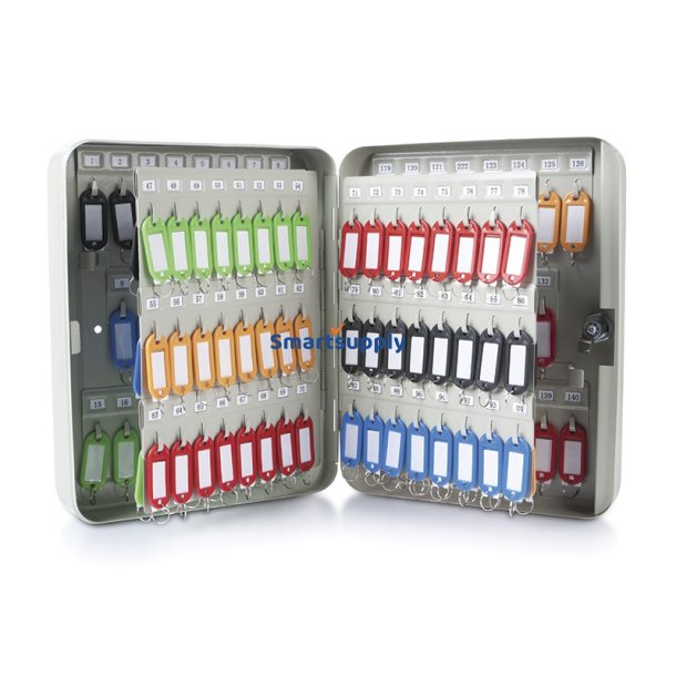 Ngleskab til 140 ngler, 300x240x80mm, metal, gr