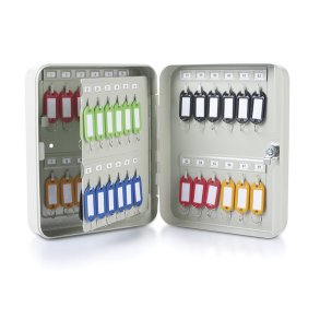 Ngleskab til 48 ngler, 250x200x80mm, metal, gr