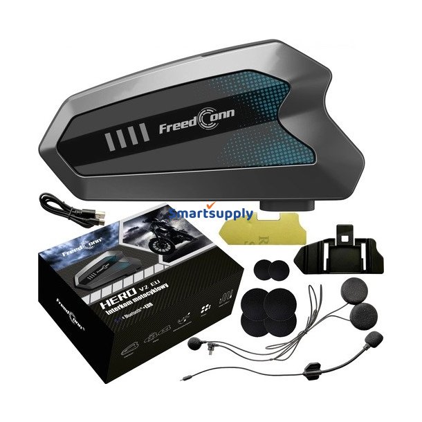 Intercom til motorcykler FreedConn HERO V2 EU