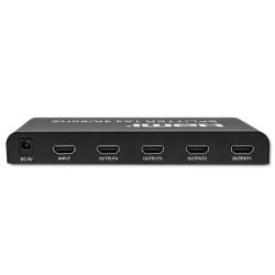 Qoltec 51799 Aktiv HDMI Splitter 4 x HDMI 4K x 2K | 6 Gb/s | 60 Hz