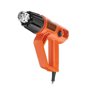 Black & Decker KX2001-QS varmepistol 500 l/min 600 C 2000 W Sort, rd
