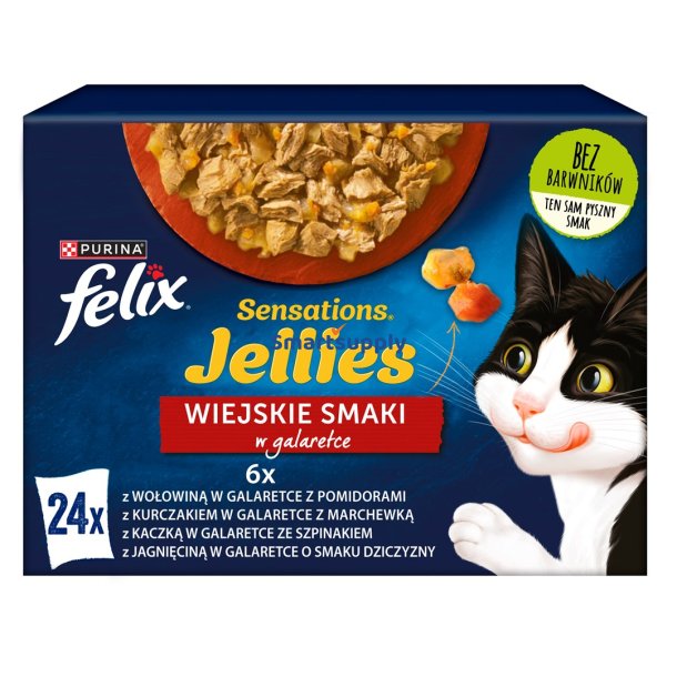 Felix Sensations Landlige Smage I Gel&eacute; 24 X 85 G