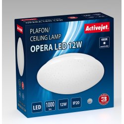 Activejet AJE-OPERA 12W loftbelysning Ikke-udskiftelig pre(r) LED G