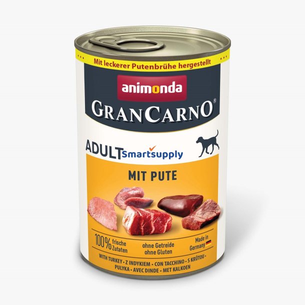 Animonda Grancarno Adult Kalkun - Vdfoder Til Hunde - 400G