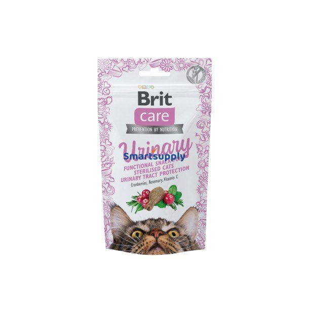 Brit Care Cat Snack Urinary - Godbid Til Katte - 50G