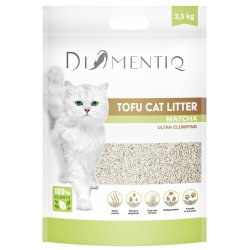 DIAMENTIQ Tofu Matcha Ultra clumping - plantegrus - 2,5 kg