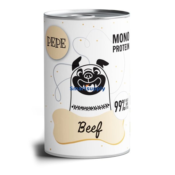 PAKA ZWIERZAKA Pepe Beef - vdfoder til hunde - 400g