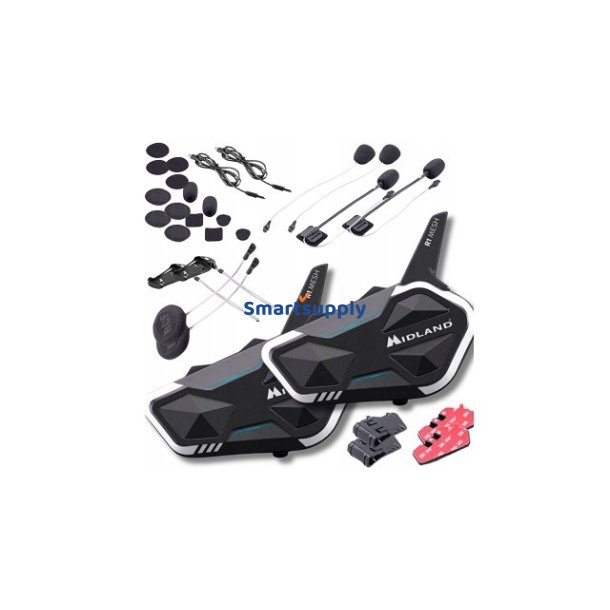Motorcykel-intercom Midland R1 MESH TWIN