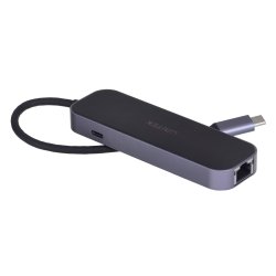 Unitek Hub Usb-C 3.1,Rj-45,3Xusb-A,Hdmi ,4K,Pd100w