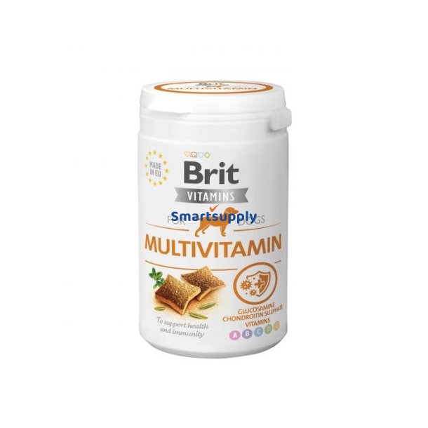 Brit Vitaminer Multivitamin Til Hunde - Tilskud Til Din Hund - 150 G
