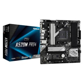 Asrock A520M Pro4 Stik AM4 micro ATX