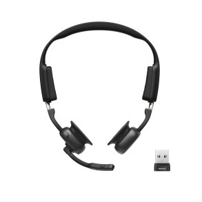 SHOKZ C610-AA-BK hovedtelefoner/headset Trdls rekrog Kontor/Callcenter USB Type-A Bluetooth Sort