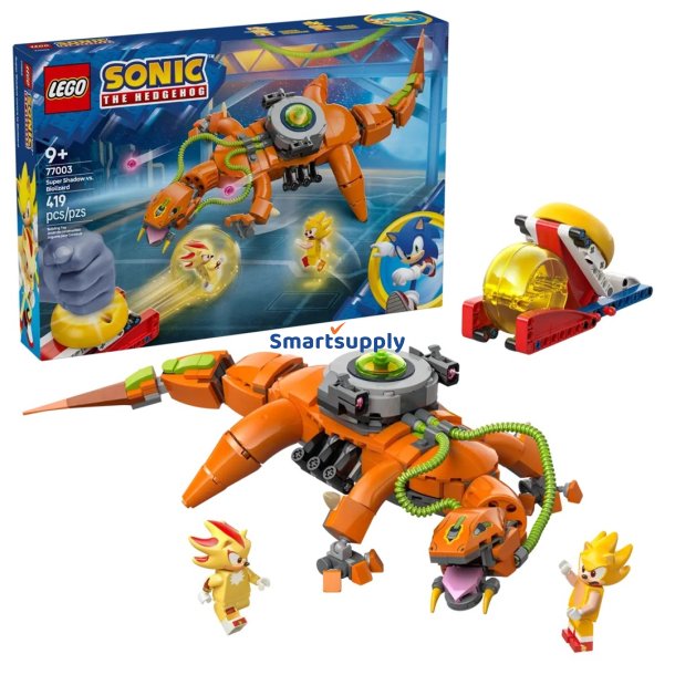 Lego Sonic The Hedgehog 77003 Super Shadow Vs. Biolizard