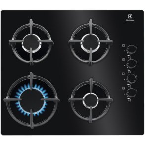 Electrolux EGG6407K Sort Indbygget 59 cm Gaskomfur 4 zone(s)