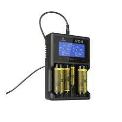 Xtar Vc4sl Batterioplader Til Lithium-Ion / Ni-Mh / Ni-Cd 18650