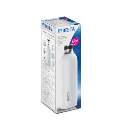 Brita sodaTRIO flaske (1 l; hvid)