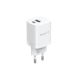Havit Uc30 Eu - Gan To-Ports Rejseoplader 33 W, Hvid
