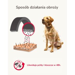 Beaphar biocidhalsbnd til sm og mellemstore hunde - 50 cm