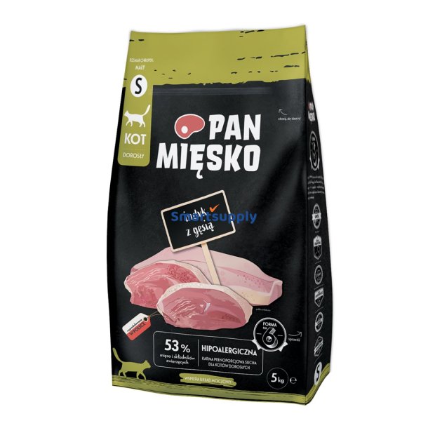 PAN MISKO Kalkun med Gs Small - trfoder til katte - 5 kg