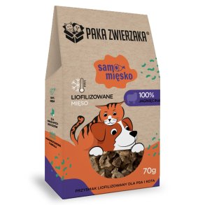 PAKA ZWIERZAKA Samo Misko Lamb - godbid til hund - 70g