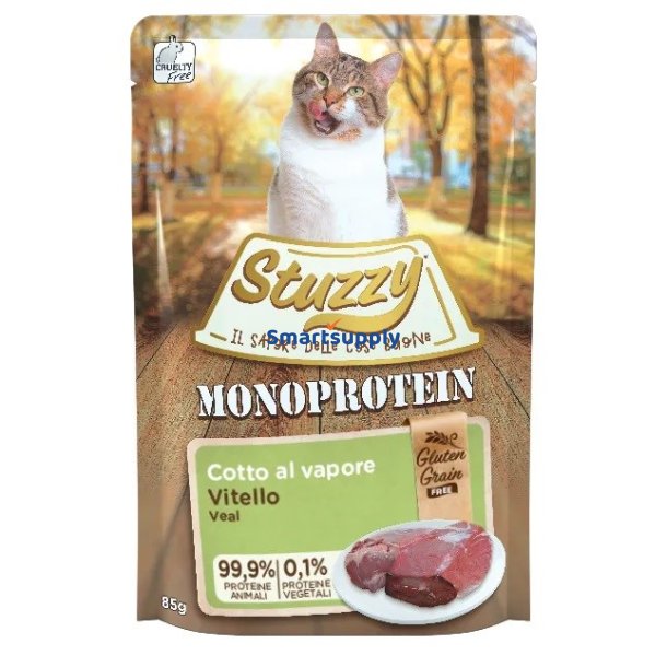 Stuzzy Monoprotein Kalvekd - Vdfoder Til Katte - 85 G