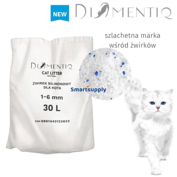 DIAMENTIQ Neutral - Kattegrus - 30 l
