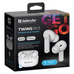Bluetooth-hovedtelefoner TWINS 903 hvid