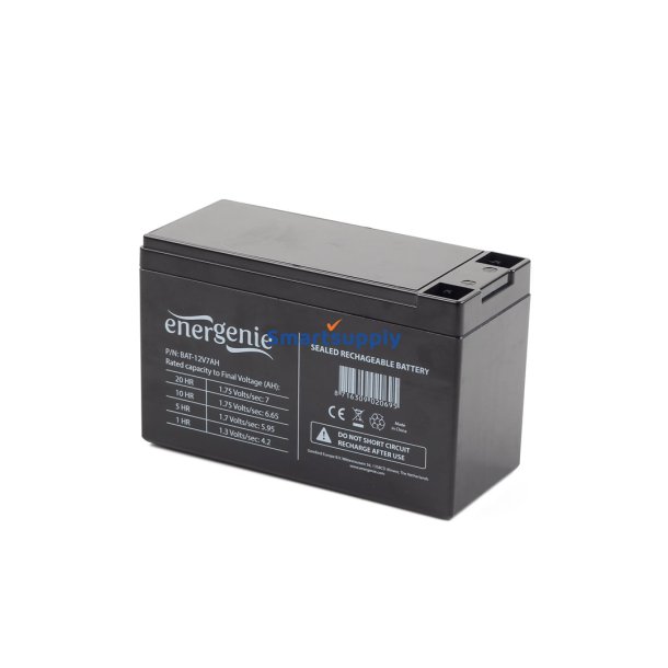 Gembird Bat-12V7ah Gel Batteri, Universal 12V/7Ah