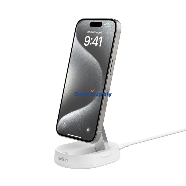 Belkin Boostcharge Pro Smartphone Hvid AC Trdls Opladning Hurtig Opladning Indendrs