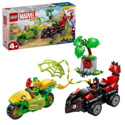 Lego Marvel 11198 Spin Og Electro Dinosaur Vehicle Chase