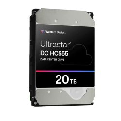 Western Digital Ultrastar DC Hc555 Intern Harddisk 20 TB 7200 RPM 512 MB 3,5" Sas3