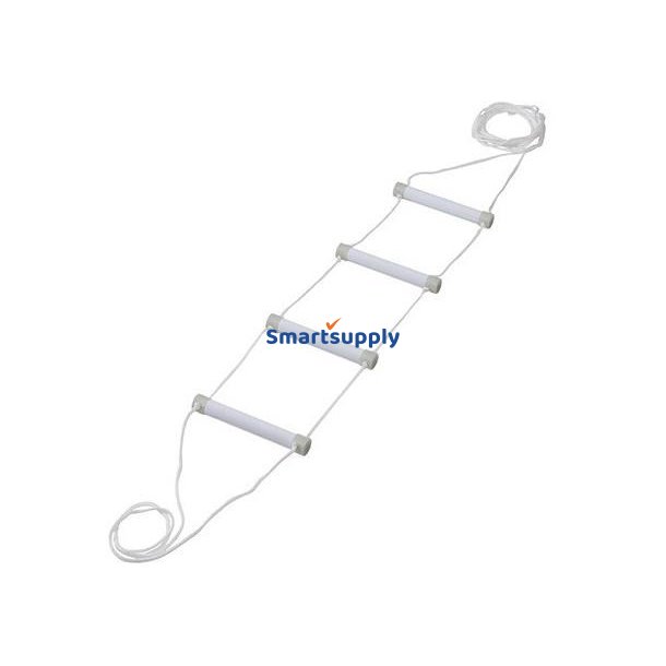 Stige til rehabiliteringsseng fluorescerende