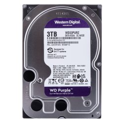 Western Digital Blue Purple Intern Harddisk 3 TB 5400 RPM 64 MB 3,5" Serial ATA III