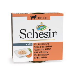 SCHESIR Chicken with papaya in jelly - vdfoder til hunde - 150g