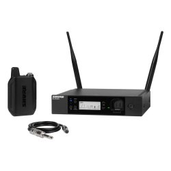 Shure Dual Band Digitalt Trdlst System Med Bodypack-Sender Og W302 Guitarkabel