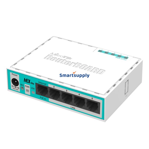 Mikrotik Hex Lite Kablet Router Hvid